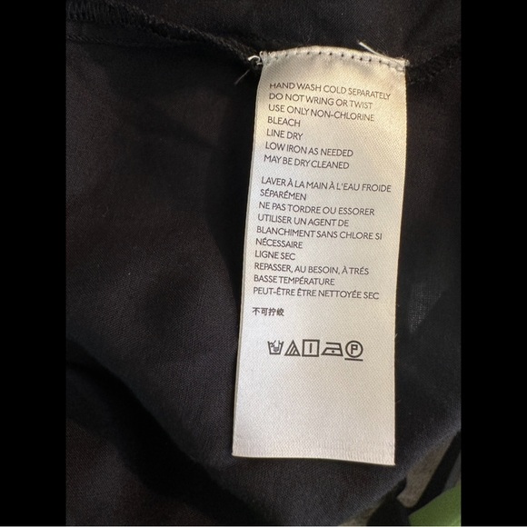 ANTHROPOLOGIE A+ Sarah Tunic Dress Black White Plaid Blue Floral Embroidered - Picture 12 of 15